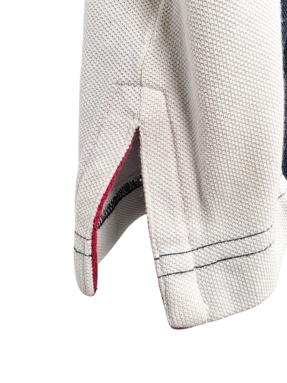 Polo Ralph Lauren Big Pony Polo Shirt 2XB Navy Red White Woven Collar Trim Logo - Picture 8 of 13